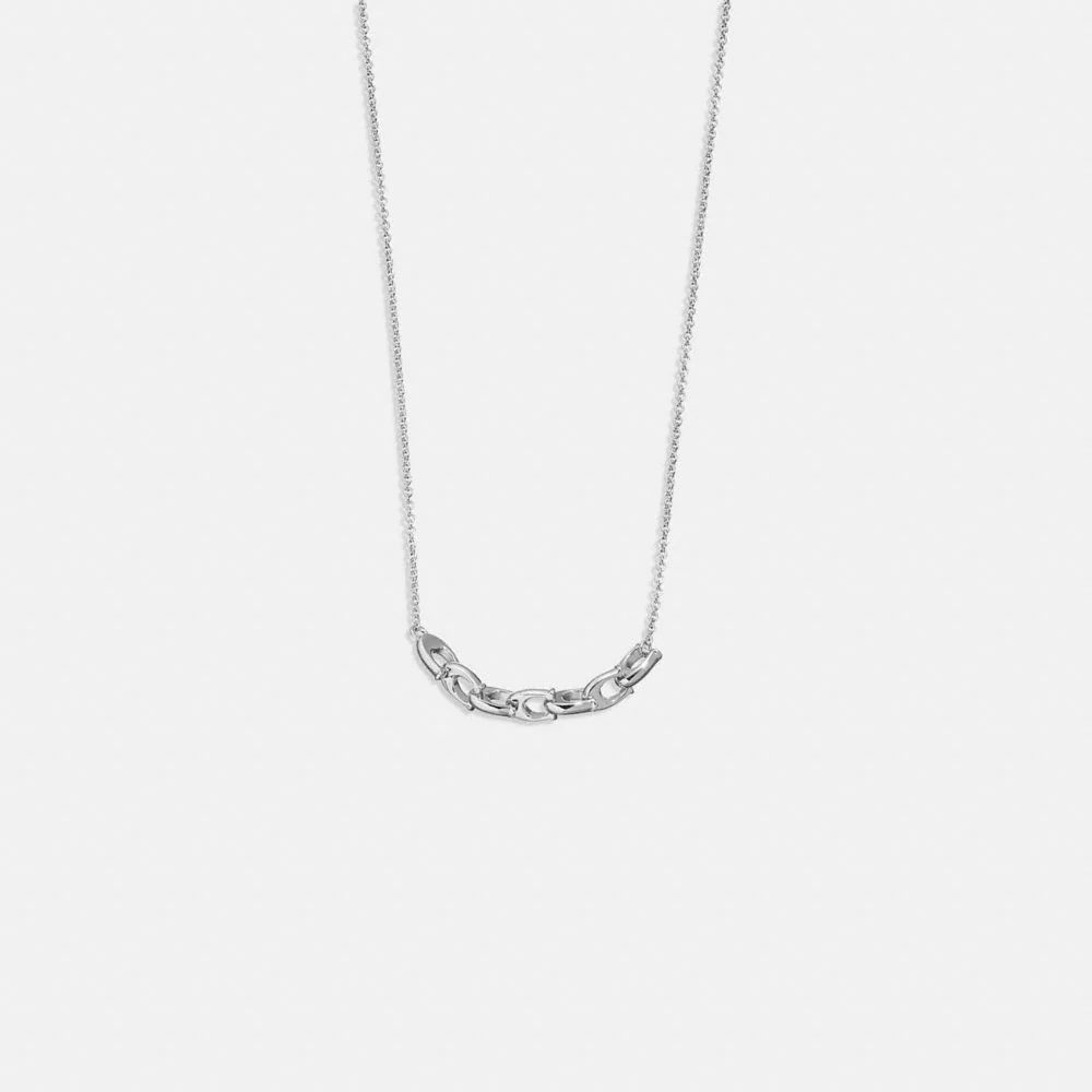 Signature Chain Front Necklace