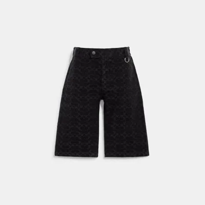 Signature Denim Shorts