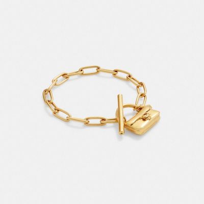 Mini Handbag Charm Chain Link Bracelet