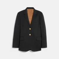 Relaxed Blazer With Signature Lining