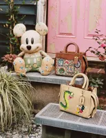 Disney X Coach Rogue 25 In Regenerative Leather With Mickey Mouse And Caterpillar