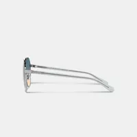 Metal Hexagon Sunglasses