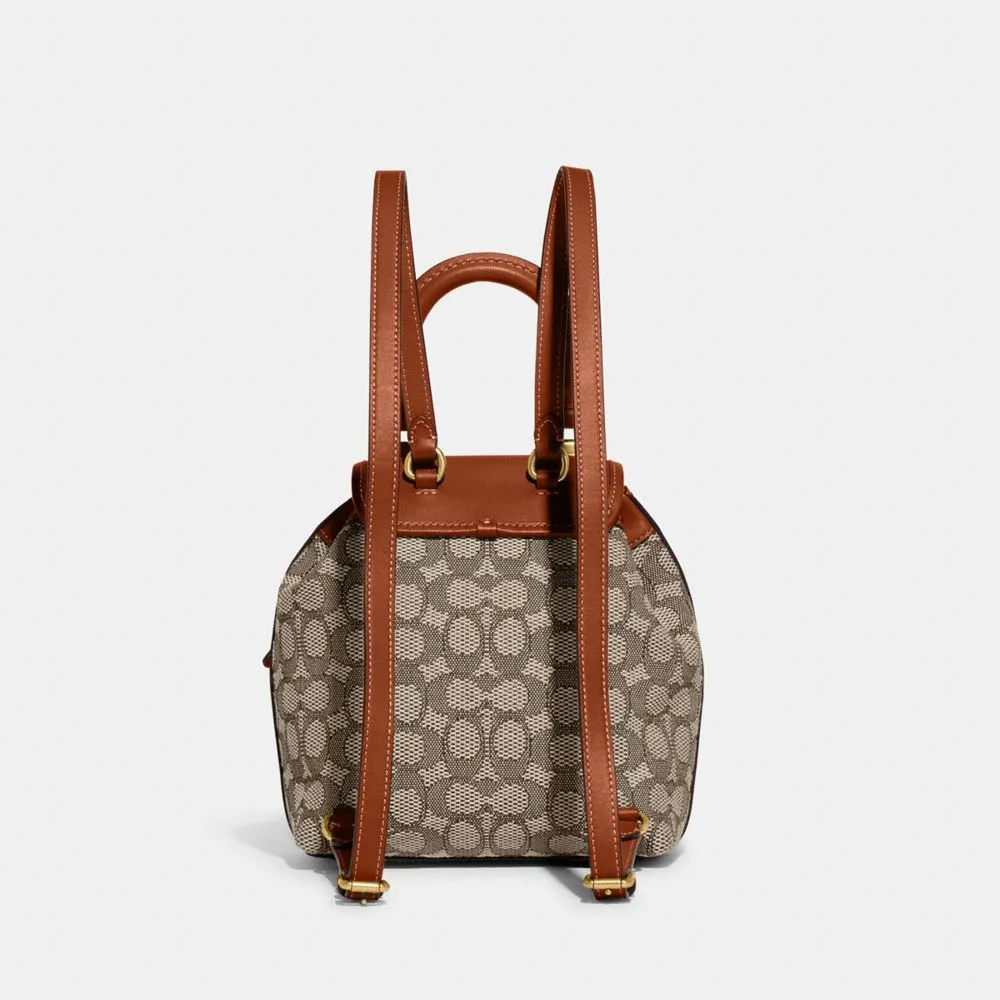Riya Backpack 21 In Signature Textile Jacquard