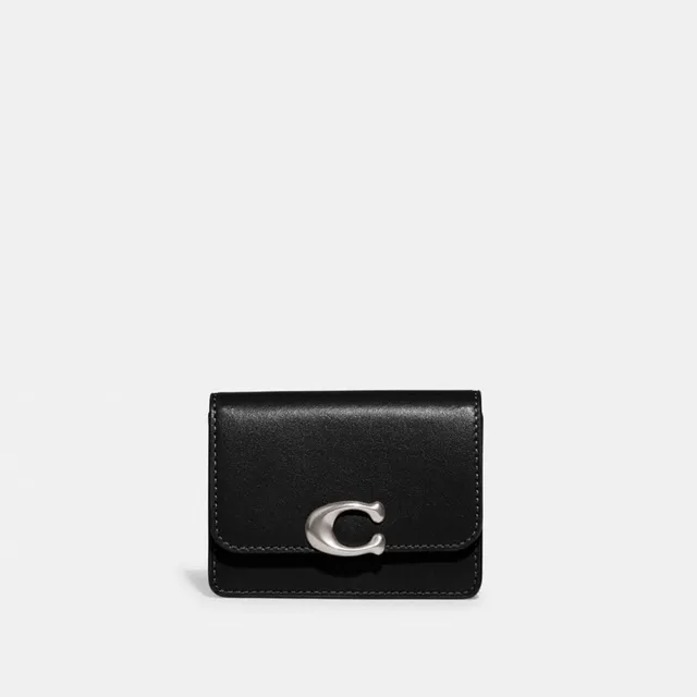 Zara Nappa leather card holder with zip