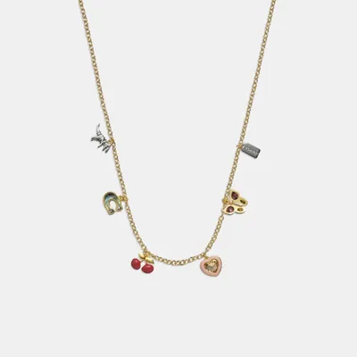 Cherry Butterfly Charm Necklace