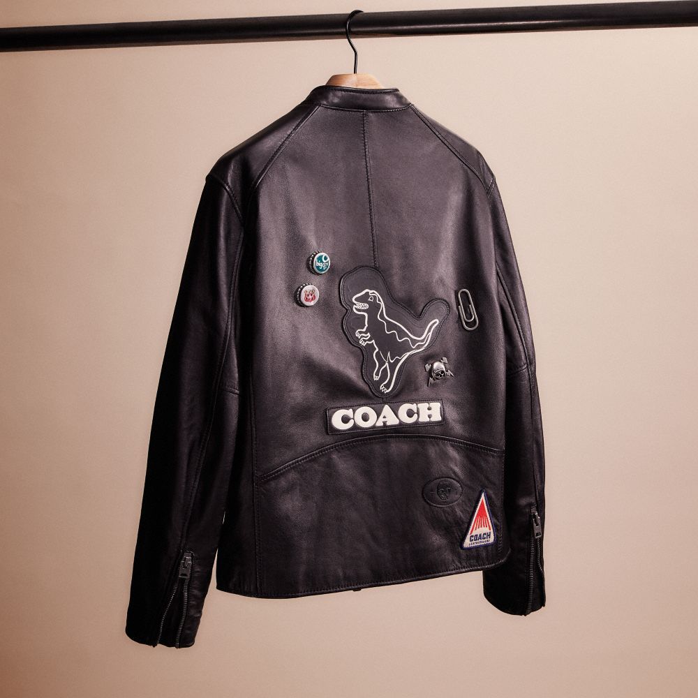 Upcrafted Leather Racer Jacket