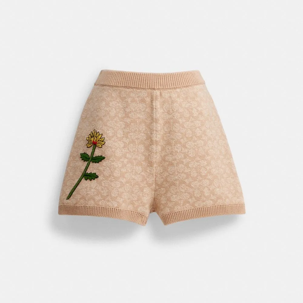 Coach X Observed By Us Signature Knit Set Shorts