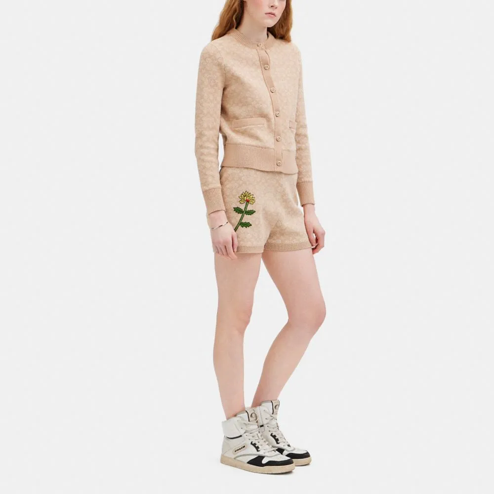 Coach X Observed By Us Signature Knit Set Shorts