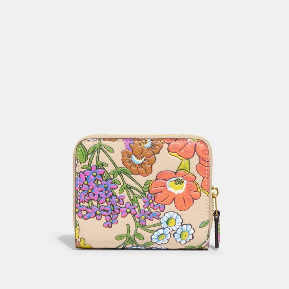 Billfold Wallet With Floral Print