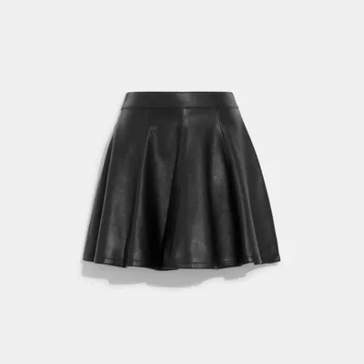 Leather Cheerleader Skirt