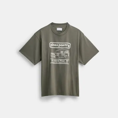 T Shirt With Pines Pantry Graphic