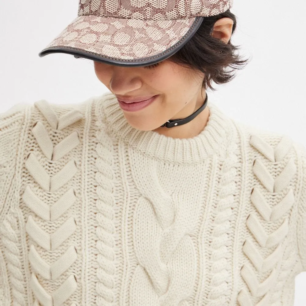 Sweater With Braided Detail