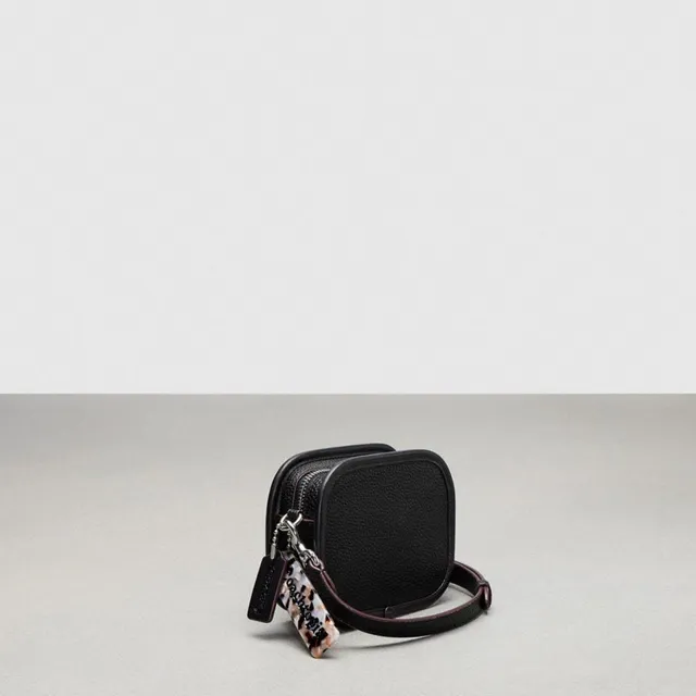 Coach Wavy Wallet With Crossbody Strap Crinkled Patent Coachtopia