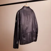 Upcrafted Leather Racer Jacket
