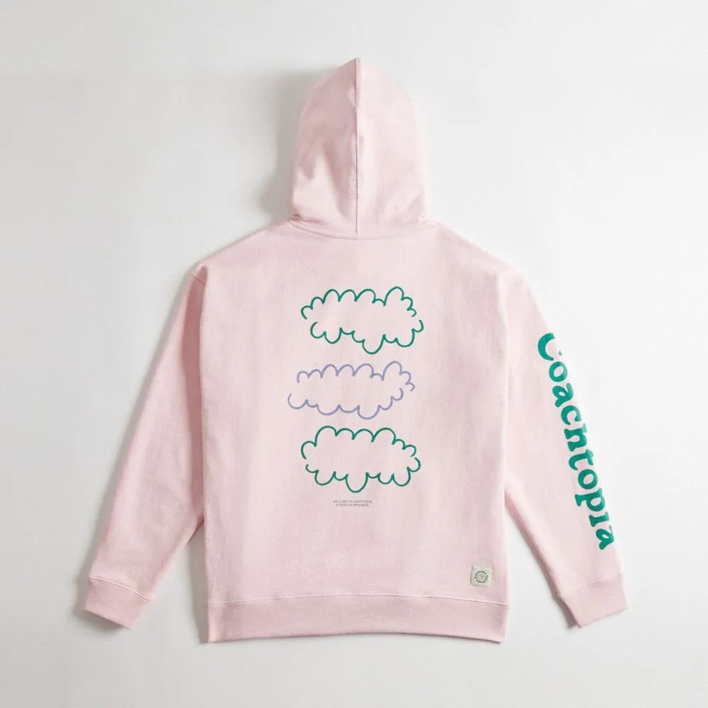Hoodie 95%+ Recycled Cotton: 3 Clouds