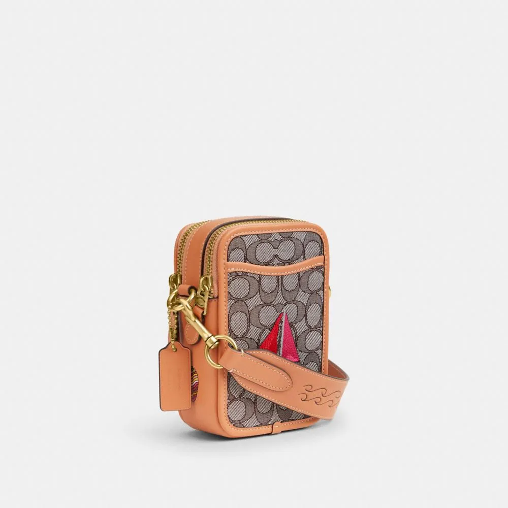 Coach X Observed By Us Rogue Crossbody 12 In Signature Jacquard