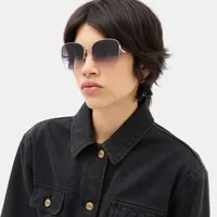 Metal Rounded Sunglasses