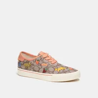 Coach X Observed By Us Skate Lace Up Sneaker Signature Jacquard
