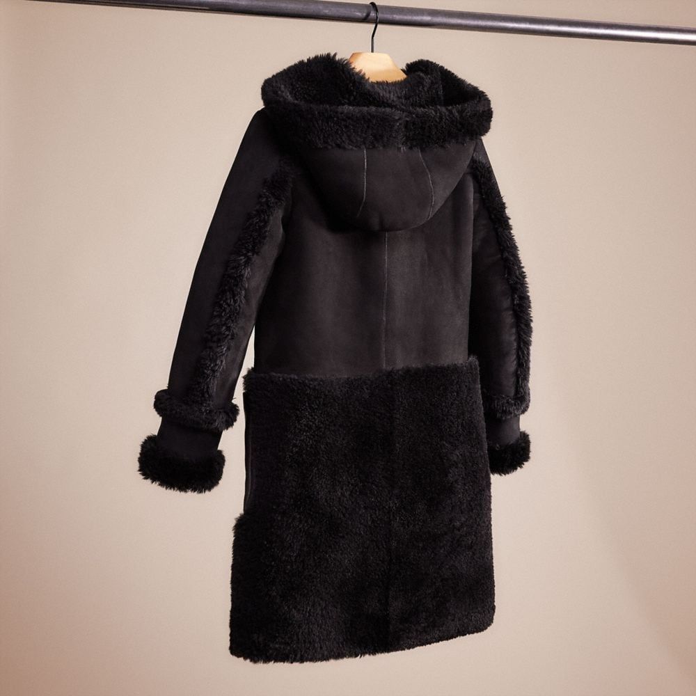 coach duffle wool coat