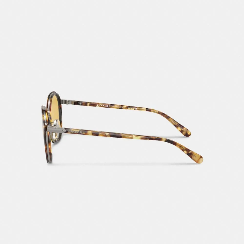 Hangtag Geometric Round Sunglasses