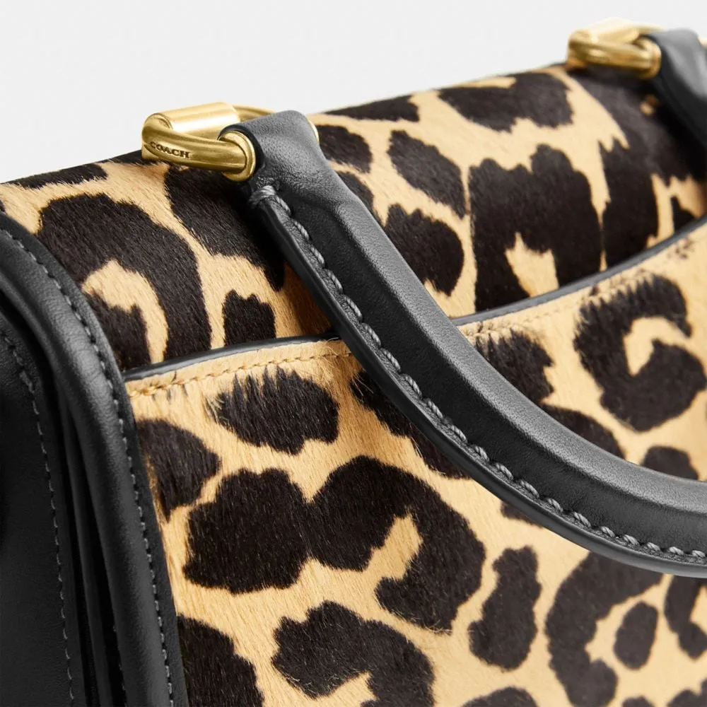 Brown Dolce&Gabbana Miss Escape Leopard Print Tote