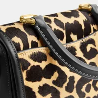 Rogue Top Handle In Haircalf With Leopard Print