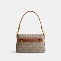Soft Tabby Shoulder Bag In Micro Signature Jacquard