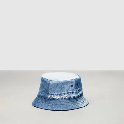 Bucket Hat Repurposed Denim