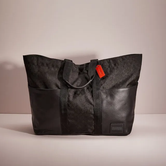 Restored Field Tote With Colorblock Quilting And Coach Badge