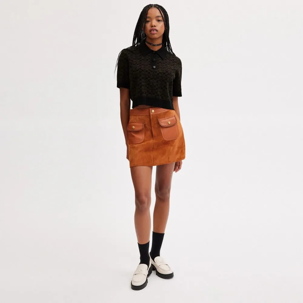 Sporty Cropped Polo