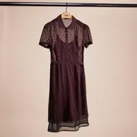 Restored Star Print Shirt Dress