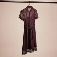 Restored Star Print Shirt Dress