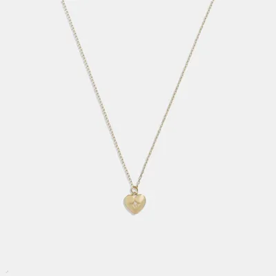14 K Gold Heart Pendant Necklace