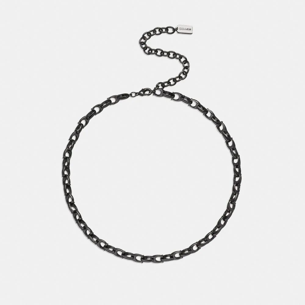 Signature Chain Choker Necklace