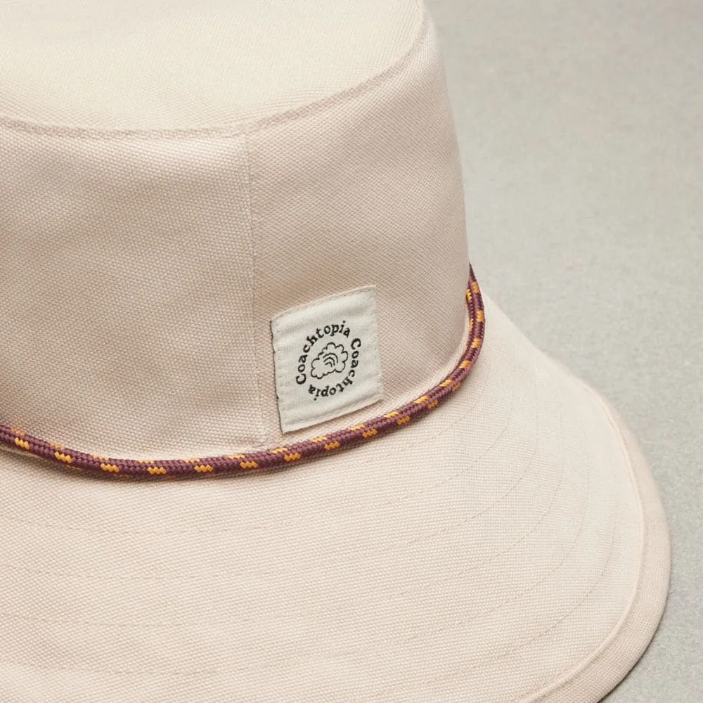 Logo-Embroidered Recycled-Shell Bucket Hat