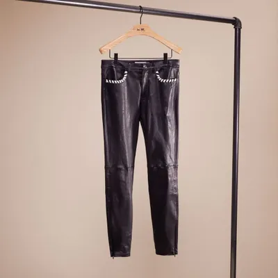 Upcrafted Stretch Leather Pants