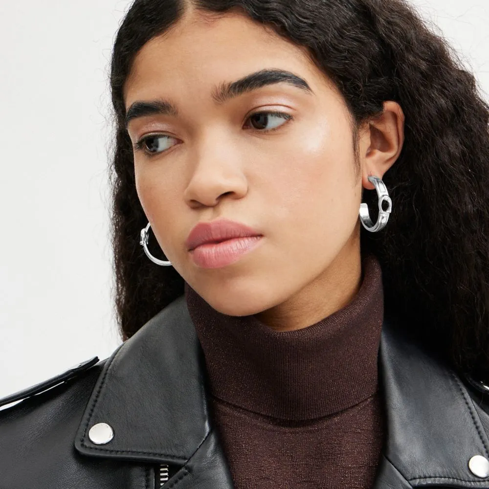 Tabby Hoop Earrings