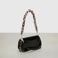 Wavy Dinky Crinkled Patent Coachtopia Leather
