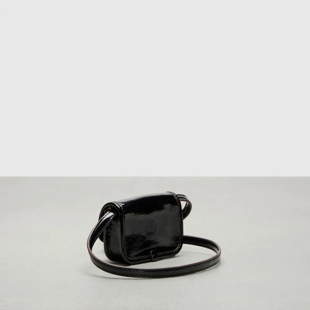 NWT Coachtopia Black Crossbody Belt Bag with Coachtopia Chain