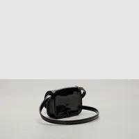 Wavy Wallet With Crossbody Strap Crinkled Patent Coachtopia Leather