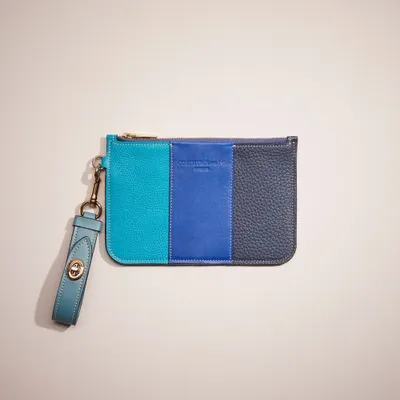 Remade Colorblock Turnlock Wristlet