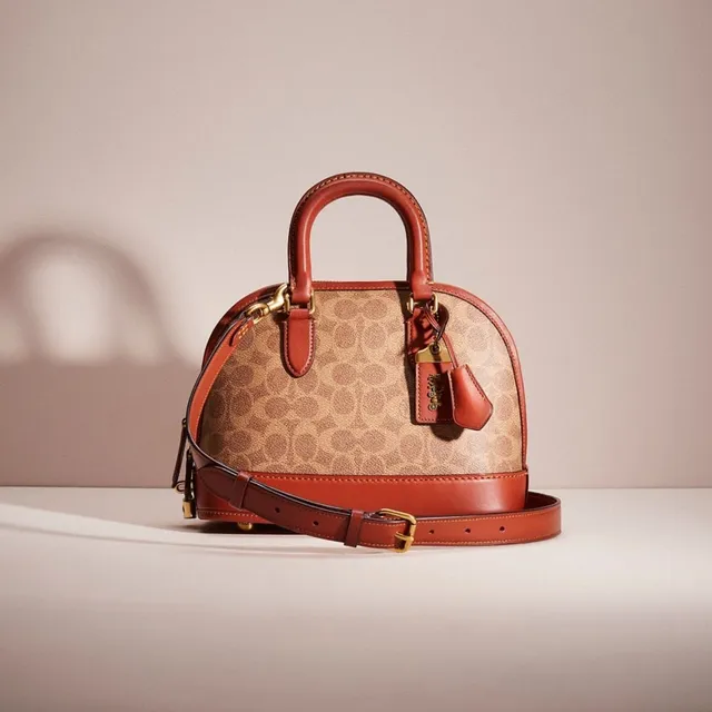 Coach Apple Bag In Signature Leather