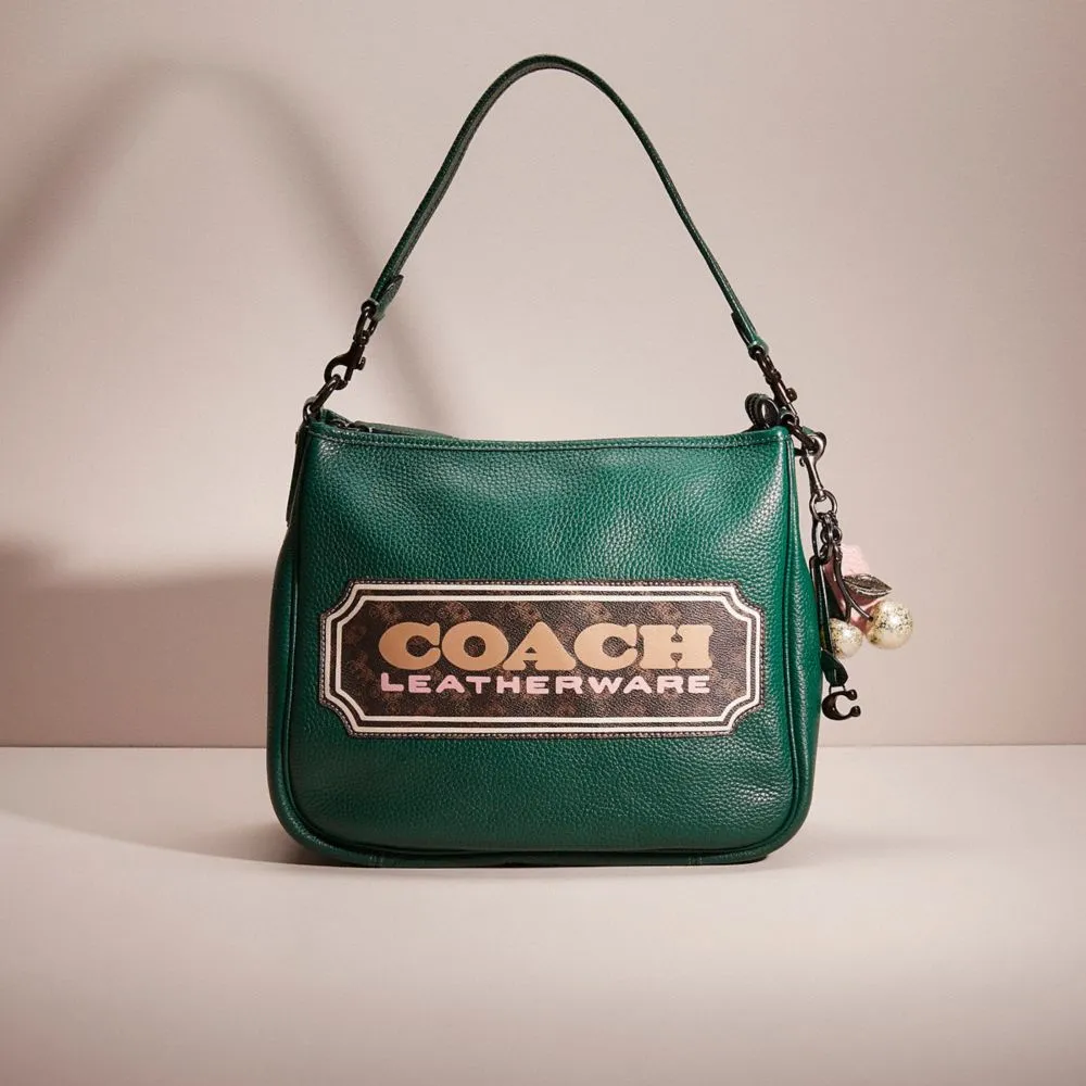 Coach Cary Leather Shoulder Bag