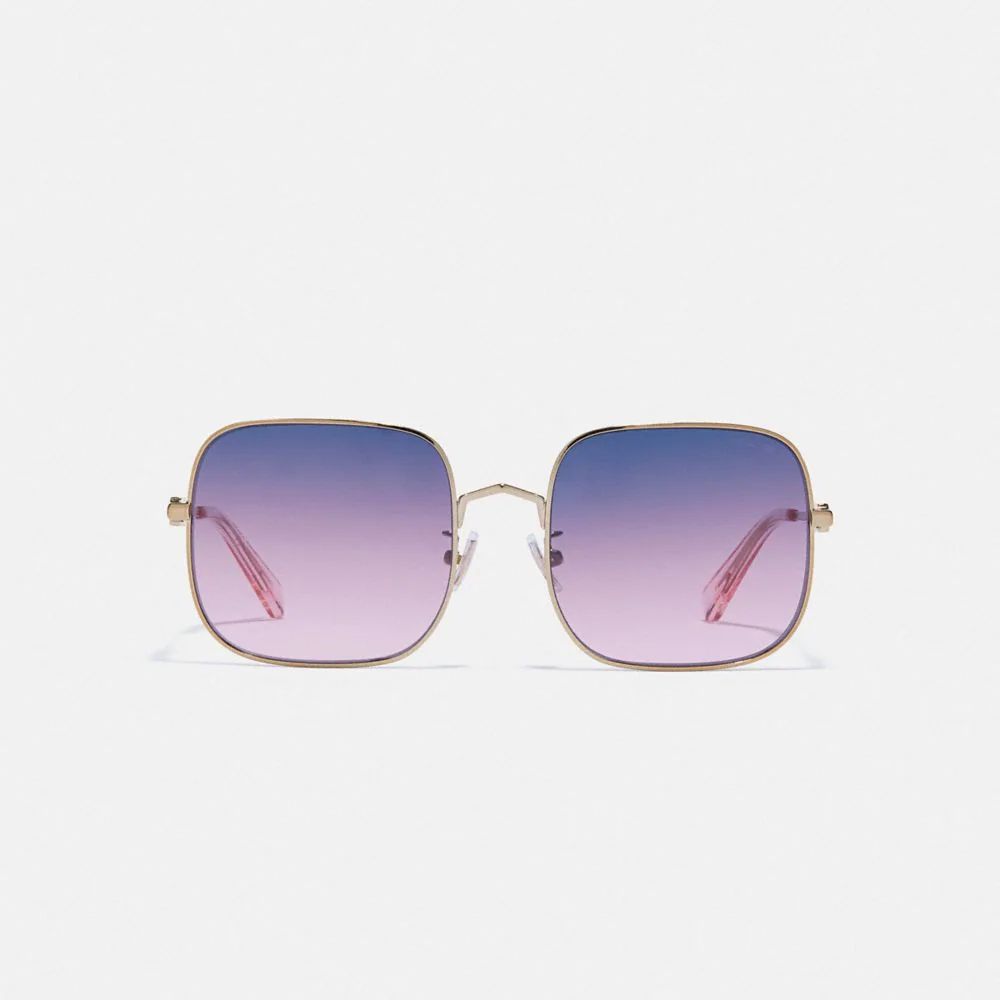 Wireframe Square Sunglasses