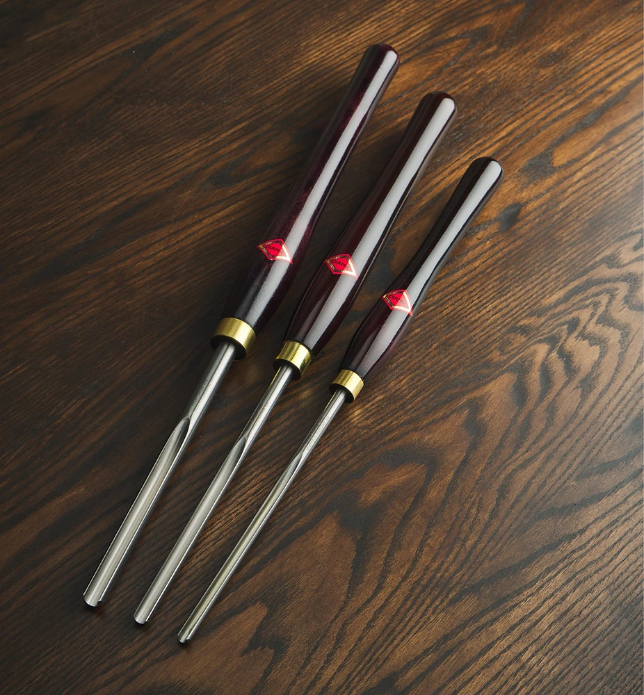 HSS Long Strong Deep-U Bowl Gouges