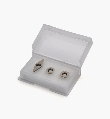 Set of Replacement Tips for Carbide-Tipped Turning Tools
