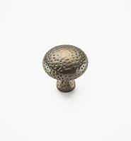 Solid Brass Dimpled Round Knob