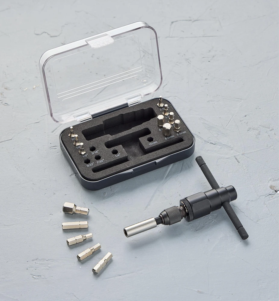 17-Piece Ratcheting Hex Driver Set
