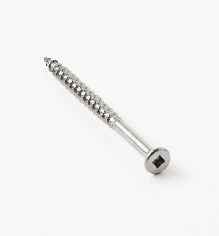 18-8 Stainless-Steel #10 Flat-Head Screws