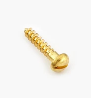 Round-Head Brass Screws